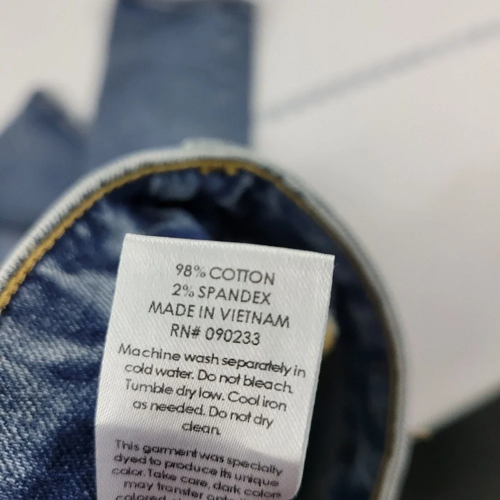 NWT Pacsun curve straight jeans size 26 wonmens 1851 blue denim 26x27‎